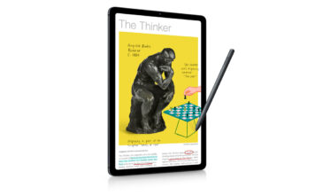 Samsung Galaxy Tab S6 Lite (2024) with S Pen.